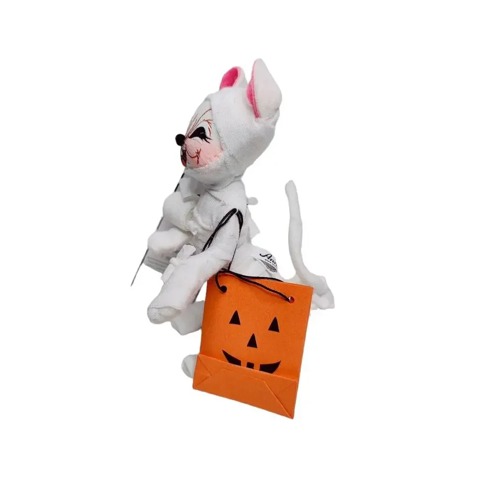 Annalee‎ Halloween Trick or Treat Toilet Paper Roll Mummy Mouse Figurine New